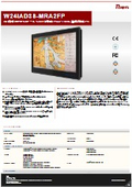 第13世代 CPU搭載 DNV認証(船級)取得 24インチECDISマリンパネルPC W24IAD3S-MRA2FP カタログ