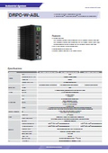 Atom x7433RE/x7835RE・Intel N150対応 DINレール産業用組込みPC DRPC-W-ASL カタログ