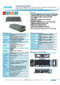 i3-N355/N305/Atom x7835RE/N97搭載 ファンレス組込みPC iBASE ACS200 製品カタログ