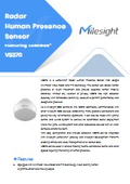 占有検知 LoRaWANレーダー人感センサー VS370 製品カタログ
