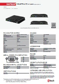 第11世代 CPU 搭載 産業用組込みPC faytech IPCCBAI5 製品カタログ