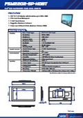 21.5インチ 防水IP65 HDBaseT信号入力に対応 産業用ディスプレイ FSM2202-5P-HDBT 製品カタログ
