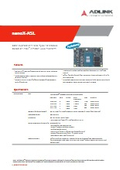 COM Express CPUモジュール TYPE10 ADLINK nanoX-ASL 製品カタログ