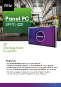 32" Alder Lake-P CPU搭載 厨房、キッチン向けパネルPC Poindus SPPC-320 製品カタログ
