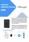 産業用LoRaWANゲートウェイ UG56 製品カタログ