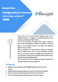 Shock-resistant LoRaWAN Insertable Temperature Sensor TS101 Product Catalog