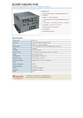 14th Generation PoE Powered Machine Vision Edge AI Expandable Fanless PC BC00F-CB0J0K-PoE Product Catalog
