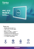 21.5" Alder Lake-P CPU搭載 医療用パネルPC Poindus PPC-215 Medical 製品カタログ