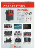 Conveyor Type Small Deburring Machine 'Metal Slider 200'