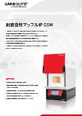 【電気炉】耐腐食性マッフル炉 GSM (CARBOLITE)