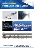 OSFP RHS 800G Direct Attach Copper Cables