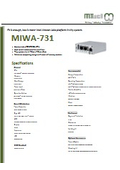 MIWA-731データシート