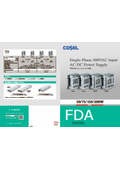 単相200-400VAC入力AC-DC電源『FDAシリーズ』