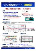 ミリ波吸収シート 技術資料