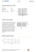 PR720 強制空冷用ヒートシンク Alutronic