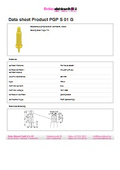 Spring contact pin PGP S 01 G Fischer Elektronik