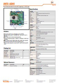 産業用Mini ITX規格マザーボード【JMTX-ADN1】