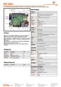 産業用PICO-ITX規格マザーボード【PIC-ASL1】