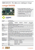 【SMARC】conga-SMX95：NXP i.MX 95 搭載 低消費電力コンピューターモジュール