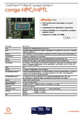 conga-HPC/mPTL：COM-HPC Mini, インテル Core Ultra Series 3 搭載 データシート