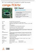 【COM Express 堅牢版】conga-TC675r：第13世代インテル Core（Raptor Lake）搭載モジュール