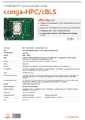 【COM-HPC】conga-HPC/cBLS：インテル Core Series 2（Bartlett Lake）搭載モジュール