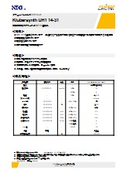 Klübersynth UH1 14-31製品シート