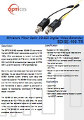 2km・SMF & MMF対応・3G-SDI光延長モジュール『SDISE-100-TR』