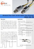 2km・リカバリーオプション・3G-SDI光延長モジュール『SDIX-100-TR』