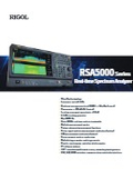スペクトルアナライザ　RSA5000シリーズ　データシート