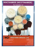 【英語版】化粧品・サプリ原料『ナイアシンアミド』