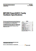 MPC860PVR66D4 データシート
