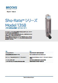 Glass tube area flow meter (rotameter) 'Sho-Rate Series Models 1358'