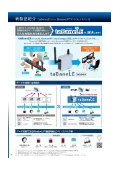 Bluetooth（R）ゲートウェイユニット『taBaneLE（タバネル）SWL90-BLX』カタログ