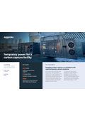 Temporary Power for a Carbon Capture Facility case study