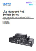 監視カメラ用：PoEスイッチ【AW-GEL-285A-380】データシート