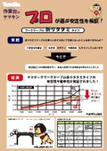 ワークテーブル折りタタミタイプ　安定性の理由