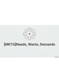 BtoB_[MKTG]Needs, Wants, Demands