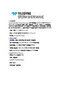Teledyne Storm Microwave 会社案内