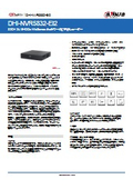 Dahua Network Recorder for Security Cameras: [DHI-NVR5832-EI2] Specification Sheet