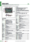 ➅シングルボードコンピュータGENE 3.5"ボード「GENE-RAP6」AAEON