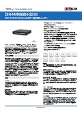防犯カメラ・監視カメラ用:Dahua(ダーファ)ネットワークレコーダー【DHI-NVR608H-32-XI】仕様書