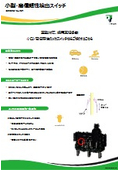 Compact, high-reliability detection switch