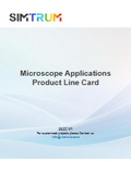 SIMTRUM社製品　マイクロスコープ関連製品カタログ