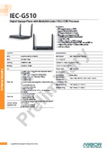 IEC-G510 Datasheet