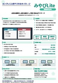 On-premises digital signage "Miyabi Lite" product catalog