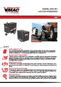 VMAC D60 DIESEL DRIVEN AIR COMPRESSORS【English Version】
