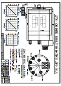 内径研削スピンドル『SYG-100-105K-2kW』参考仕様図