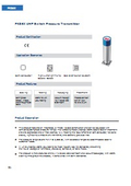 【英語版】PK86 UHP Switch Pressure Transmitter