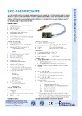 Excalibur社　超小型組込向けmPCIe　1chMIL-STD-1553通信カード【EXC-1553mPCIe】